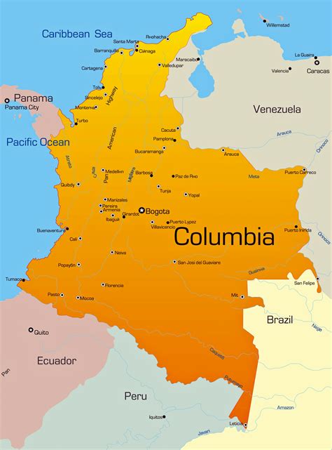 ciudades de colombia - pé de açafrão